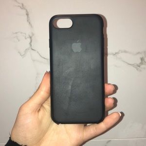iPhone 7/8 BLACK SILICONE phone case!!!!